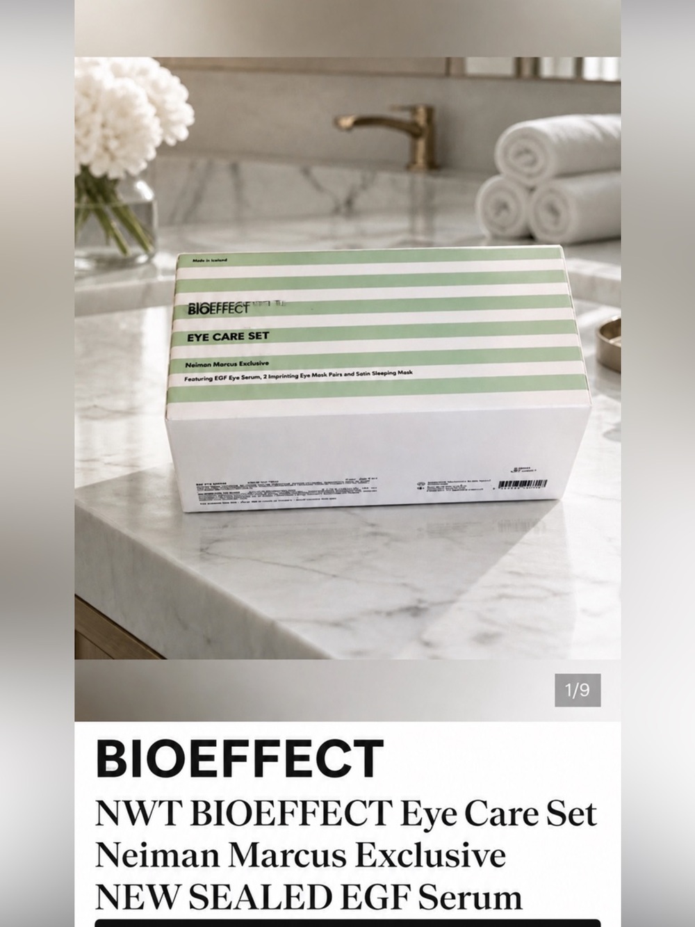 NWT BIOEFFECT Eye Care Set
Neiman Marcus Exclusive
NEW SEALED EGF Serum